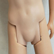 The smooth crotch of the 1961 original Ken Doll